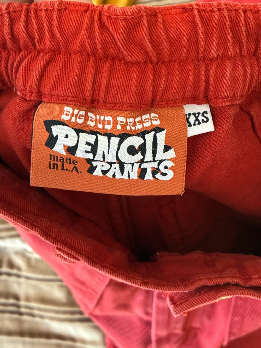 Big Bud Press Pencil Pant in RED!!! XXS - Picture 6 of 6